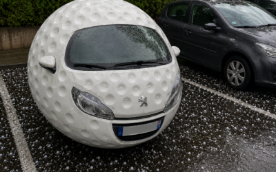 Il a grêlé sur ma voiture : mon assurance me couvre ?